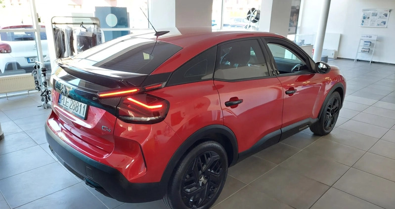Citroen C4 cena 83500 przebieg: 45103, rok produkcji 2021 z Chojnice małe 301